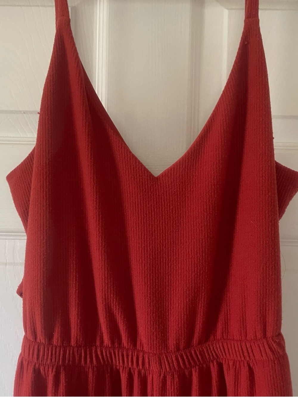 Loft Wide-Leg Jumpsuit with Spaghetti Straps spring boho size large READD>>> - Picture 10 of 12